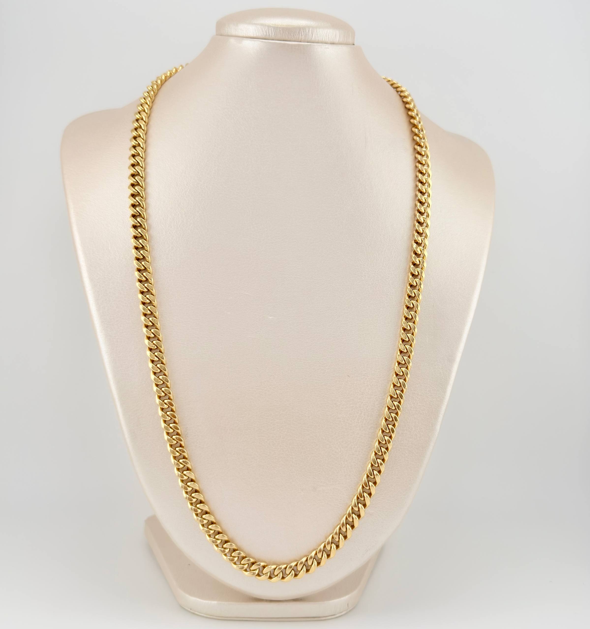 Cadena Cubana 13.45gr / 60cm / 6.15mm Oro Amarillo +1 18K ©