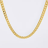 Cadena Cubana 11.1gr / 60cm / 4.5mm Oro Amarillo +1 18K ©