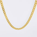 Cadena Cubana 11.25gr / 60cm / 4.5mm Oro Amarillo +1 18K *