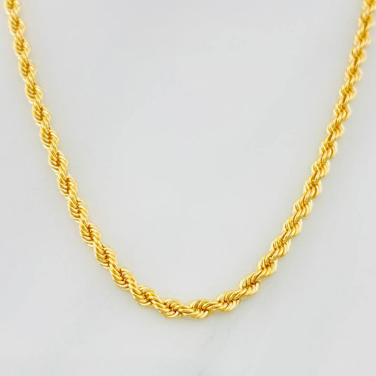 Cadena Lazo 3.75g / 60cm / 2.2mm Oro Amarillo 18K
