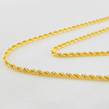 Cadena Lazo 3.55g / 60cm / 2.2mm Oro Amarillo 18K