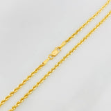 Cadena Lazo 3.75g / 60cm / 2.2mm Oro Amarillo 18K