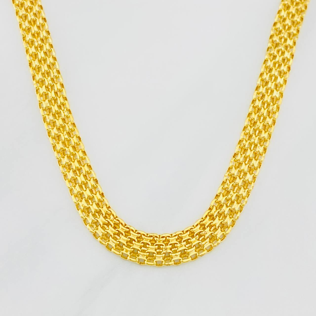 Cadena China 8.2g / 60cm / 5mm Oro Amarillo 18K