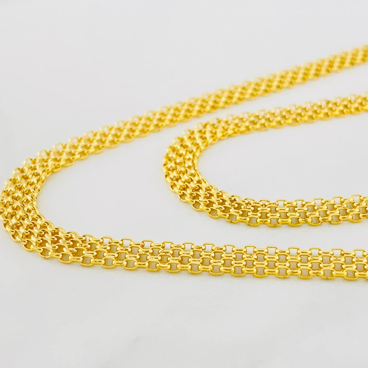 Cadena China 8.25g / 60cm / 5.3mm Oro Amarillo 18K