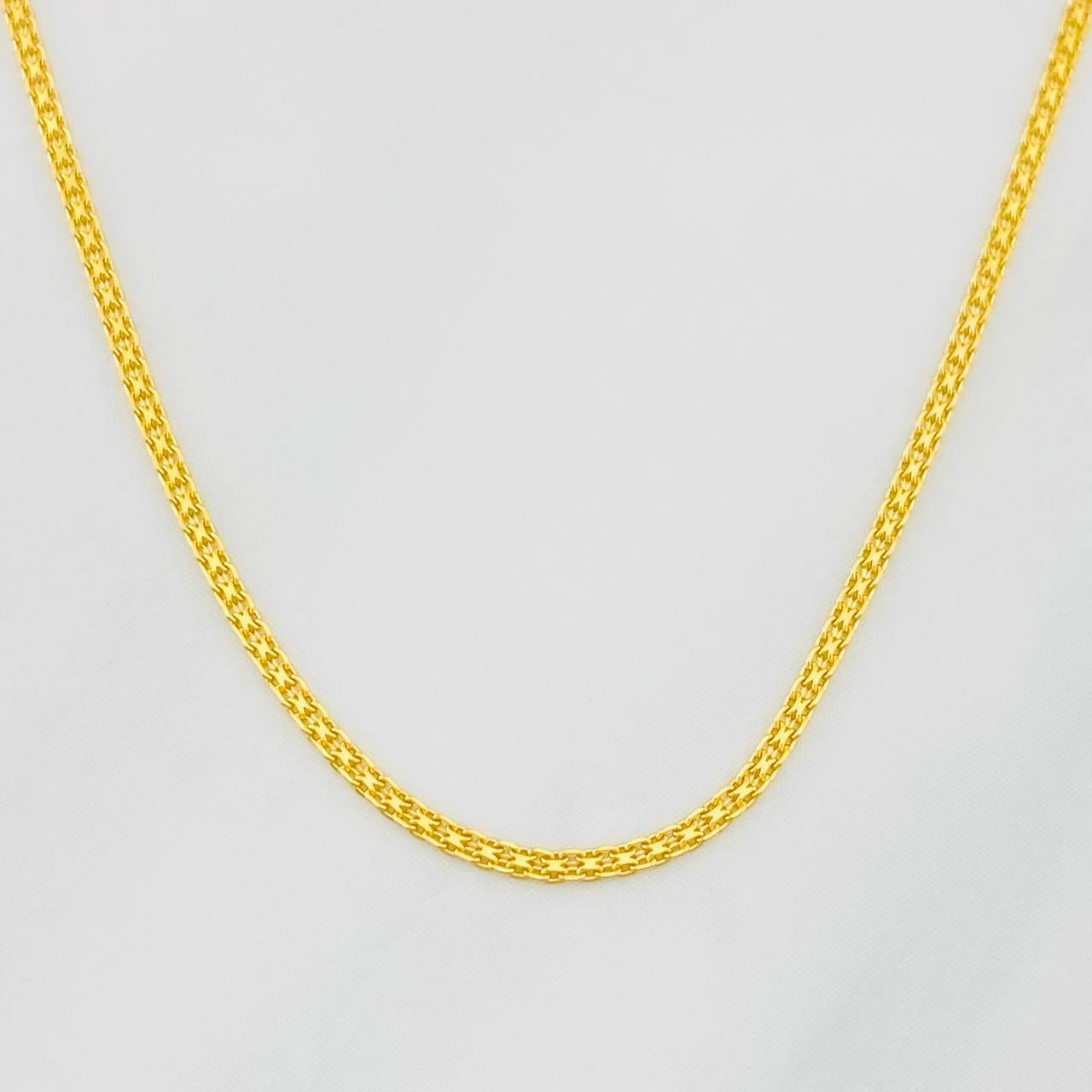 Cadena China 1.7g / 50cm / 1mm Oro Amarillo 18K