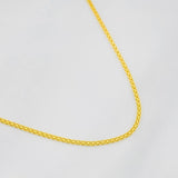 Cadena China 1.7g / 50cm / 1mm Oro Amarillo 18K