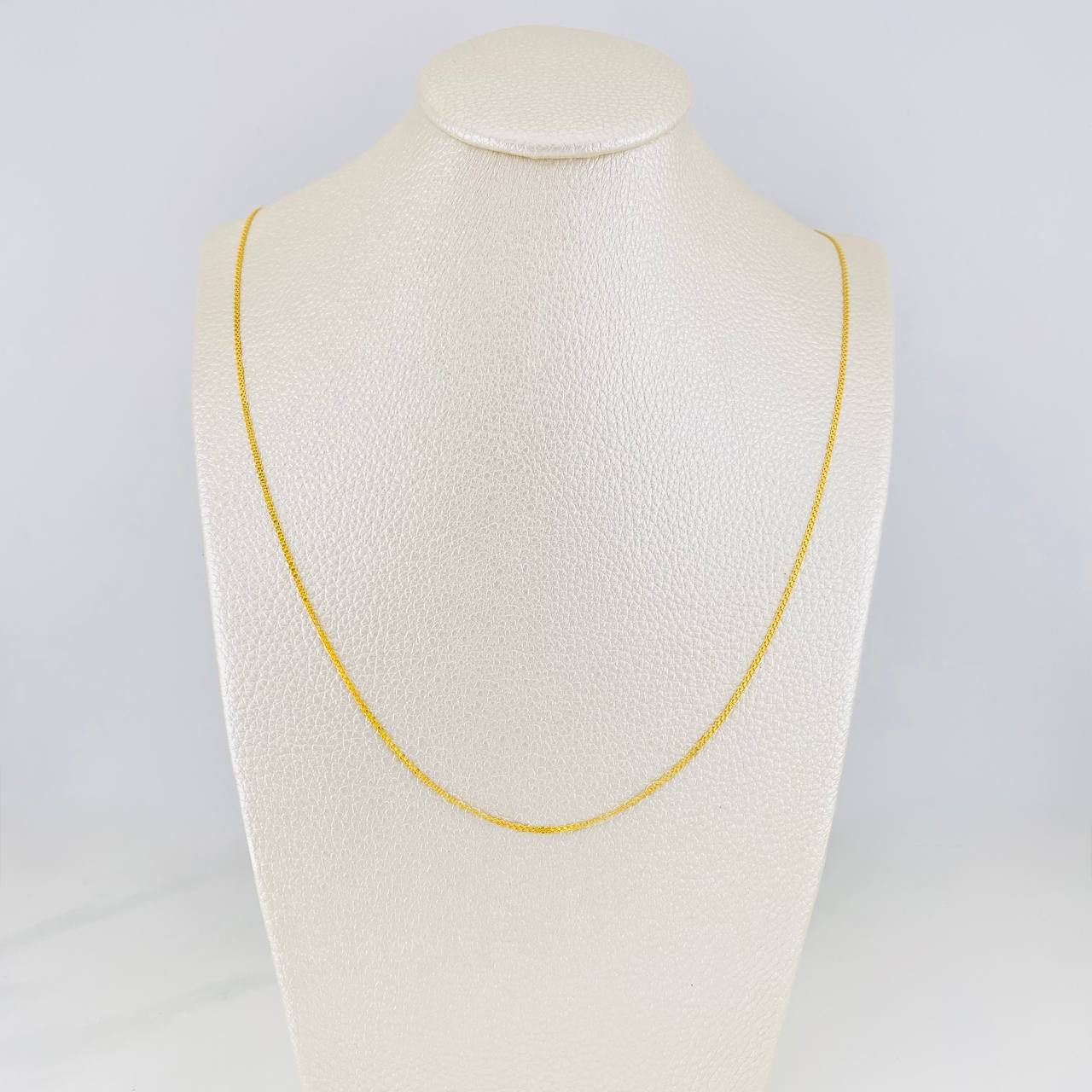 Cadena China 1.7g / 50cm / 1mm Oro Amarillo 18K
