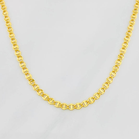 Cadena Escalera Volga 3.2g / 60cm / 2.75mm Oro Amarillo 18K