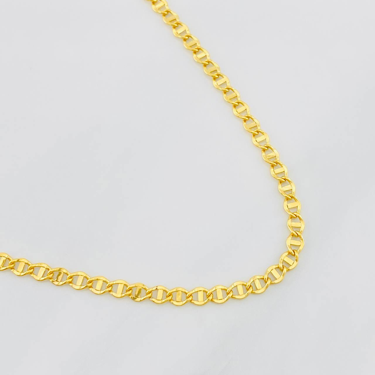 Cadena Escalera Volga 3.2g / 60cm / 2.75mm Oro Amarillo 18K