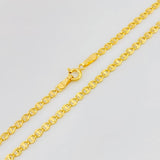 Cadena Escalera Volga 3.3g / 60cm / 2.8mm Oro Amarillo 18K