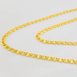 Cadena Escalera Volga 2.75g / 50cm / 2.7mm Oro Amarillo 18K