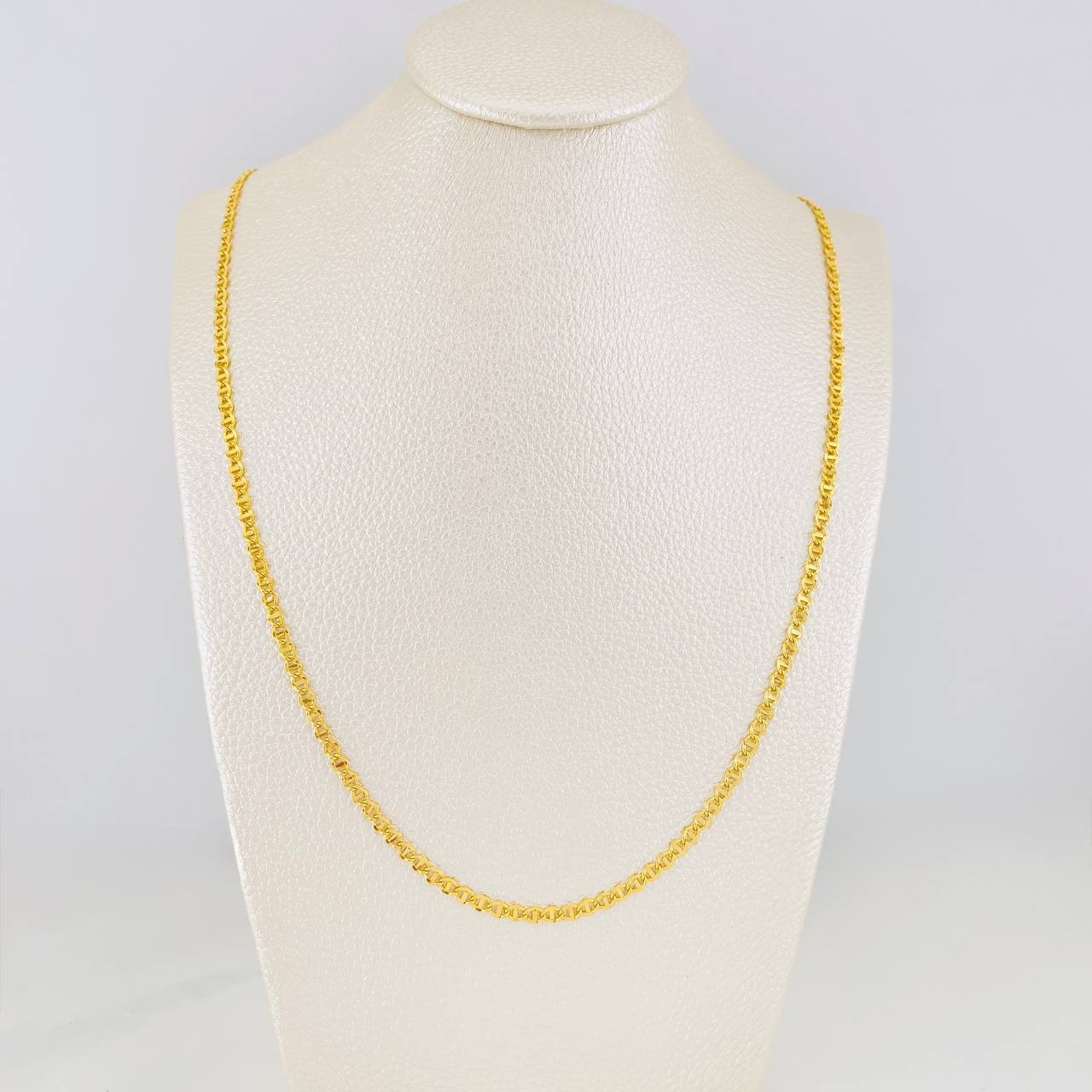 Cadena Escalera Volga 2.75g / 50cm / 2.7mm Oro Amarillo 18K
