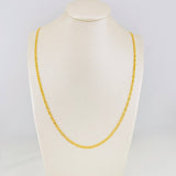 Cadena Escalera Volga 2.8g / 50cm / 2.7mm Oro Amarillo 18K