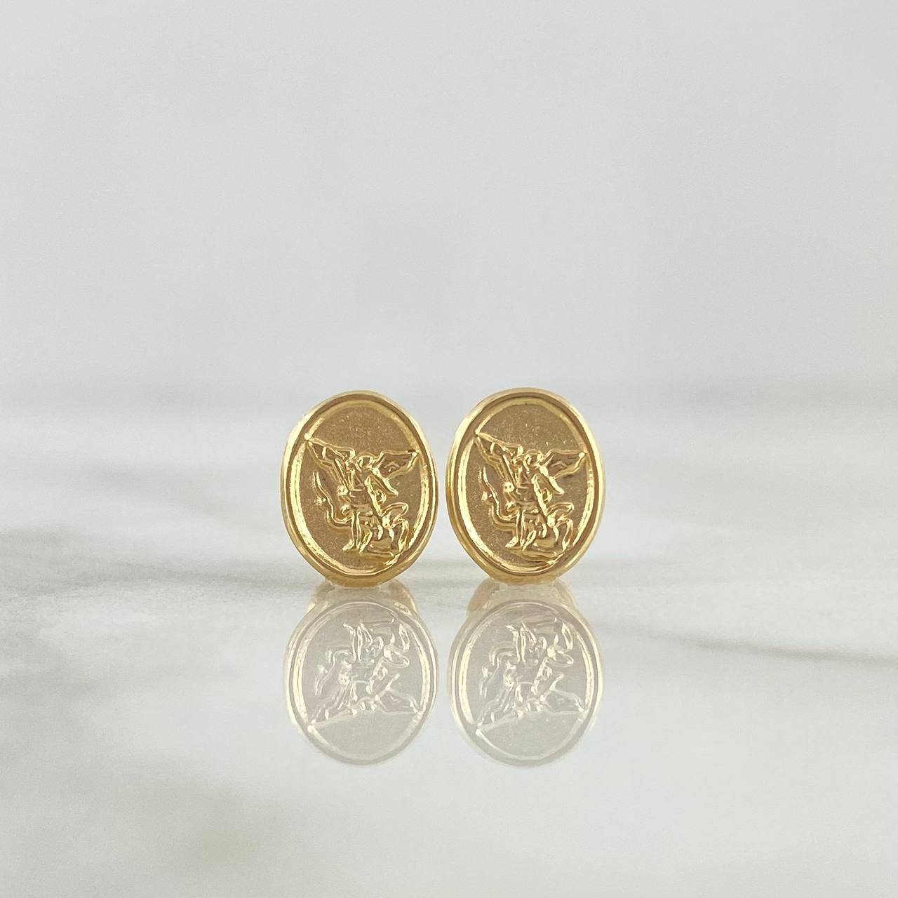 Topos San Miguel Arcángel 0.9gr / 0.9cm-Oro Amarillo