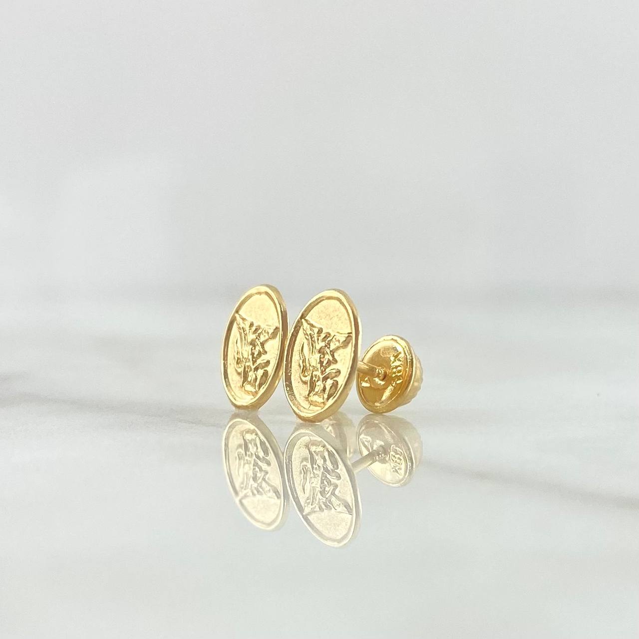 Topos San Miguel Arcángel 0.9gr / 0.9cm-Oro Amarillo