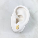 Topos San Miguel Arcángel 1.1gr / 1.5cm-Oro Amarillo