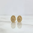 Topos Virgen del Carmen 0.7gr / 0.8cm-Oro Amarillo