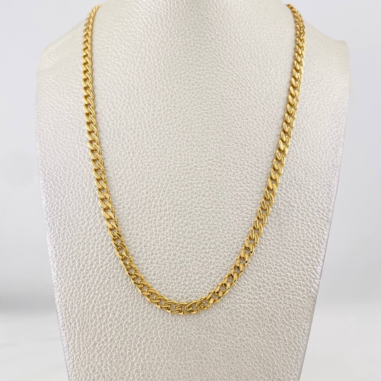 Cadena Cubana Infinito 16.6g / 60cm / 4.71mm Oro Amarillo 18K