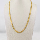 Cadena Cubana Infinito 16.6g / 60cm / 4.71mm Oro Amarillo 18K