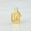 Dije Letra K 0.35gr / 1.5cm / Oro Amarillo 18K