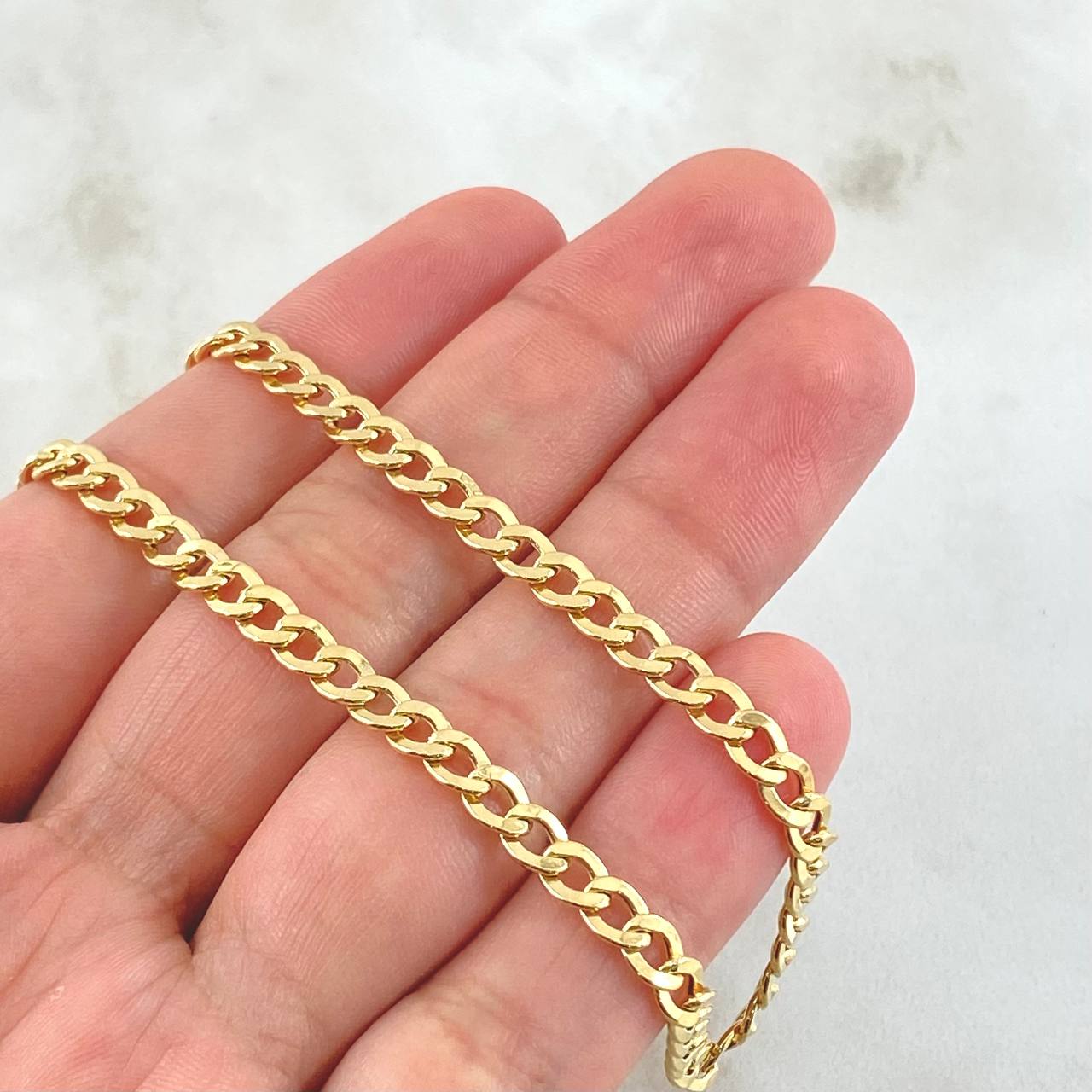 Cadena Cubana 7.1gr / 60cm / Oro Amarillo +1 18K