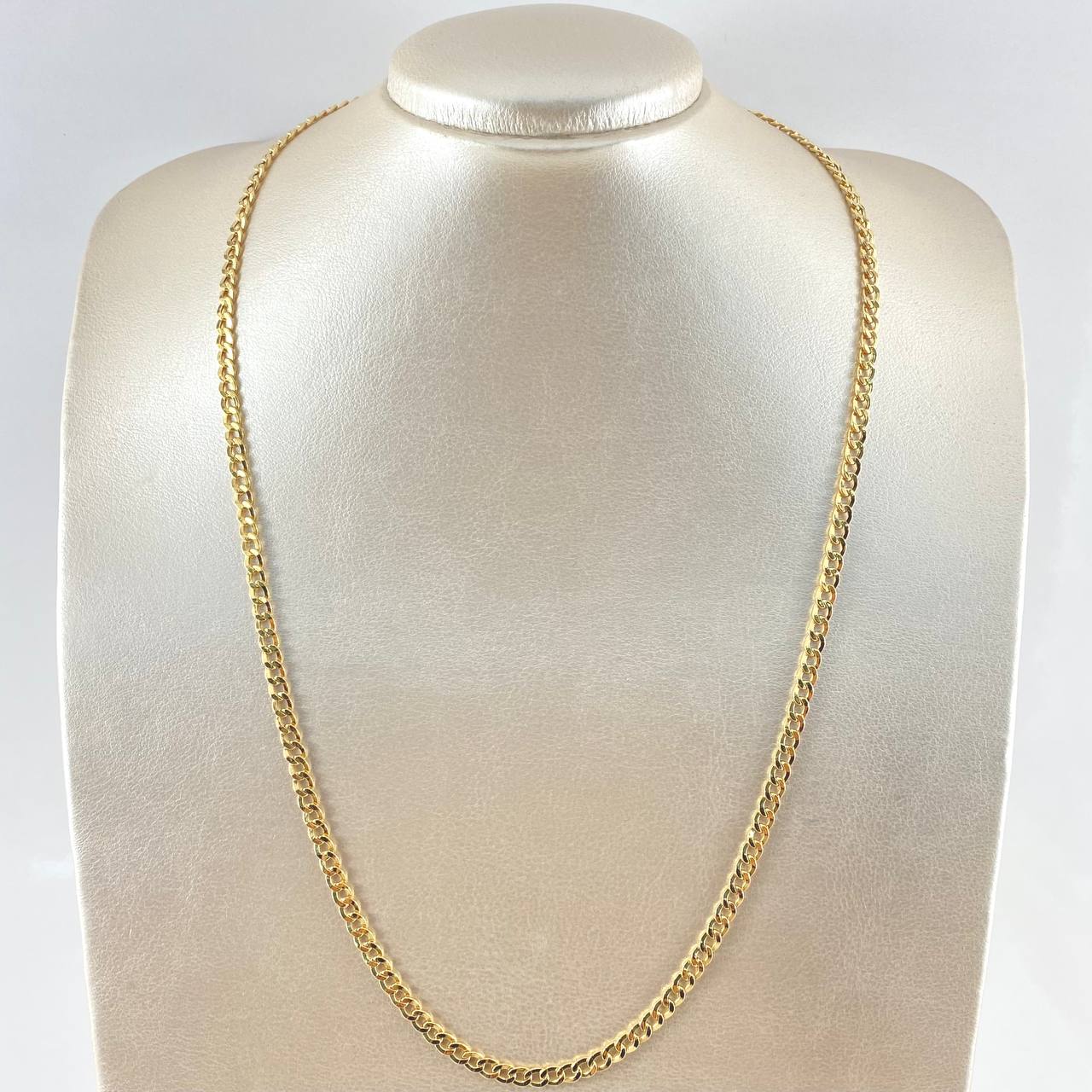 Cadena Cubana 6.95gr / 60cm / Oro Amarillo +1 18K