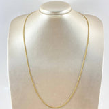 Cadena Cubana 5.3gr / 60cm / 2.8mm Oro Amarillo +1 18K *