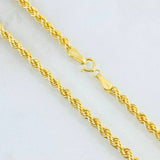 Cadena Lazo 3.65g / 40cm / 2.75mm Oro Amarillo 18K