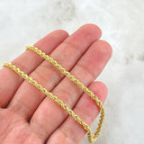 Cadena Lazo 3.65g / 40cm / 2.75mm Oro Amarillo 18K