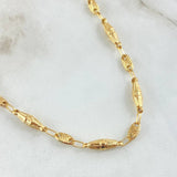 Cadena Rustica Dubai Rayada 9.4gr / 60cm / Oro 18K ©