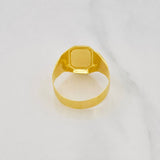 Anillo Sello Caballo 4.55g / T12 Oro Amarillo 18K