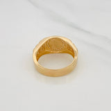 Anillo Corona 6.5g / T10 1/2 Dos Oros Amarillo Blanco 18K