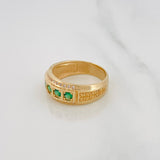 Anillo Tribal 6.6g / T10 1/4 Oro Amarillo 18K