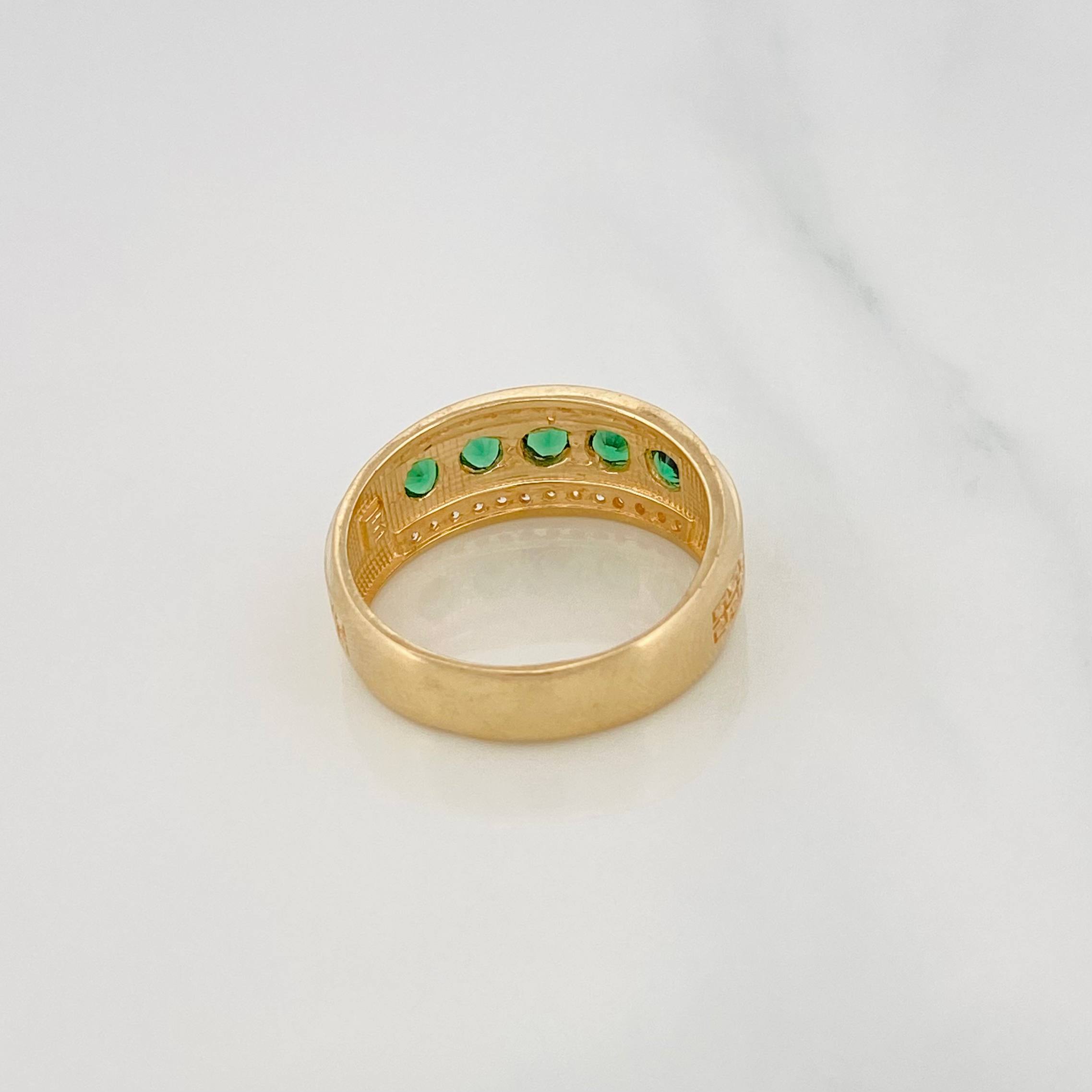 Anillo Tribal 6.6g / T10 1/4 Oro Amarillo 18K