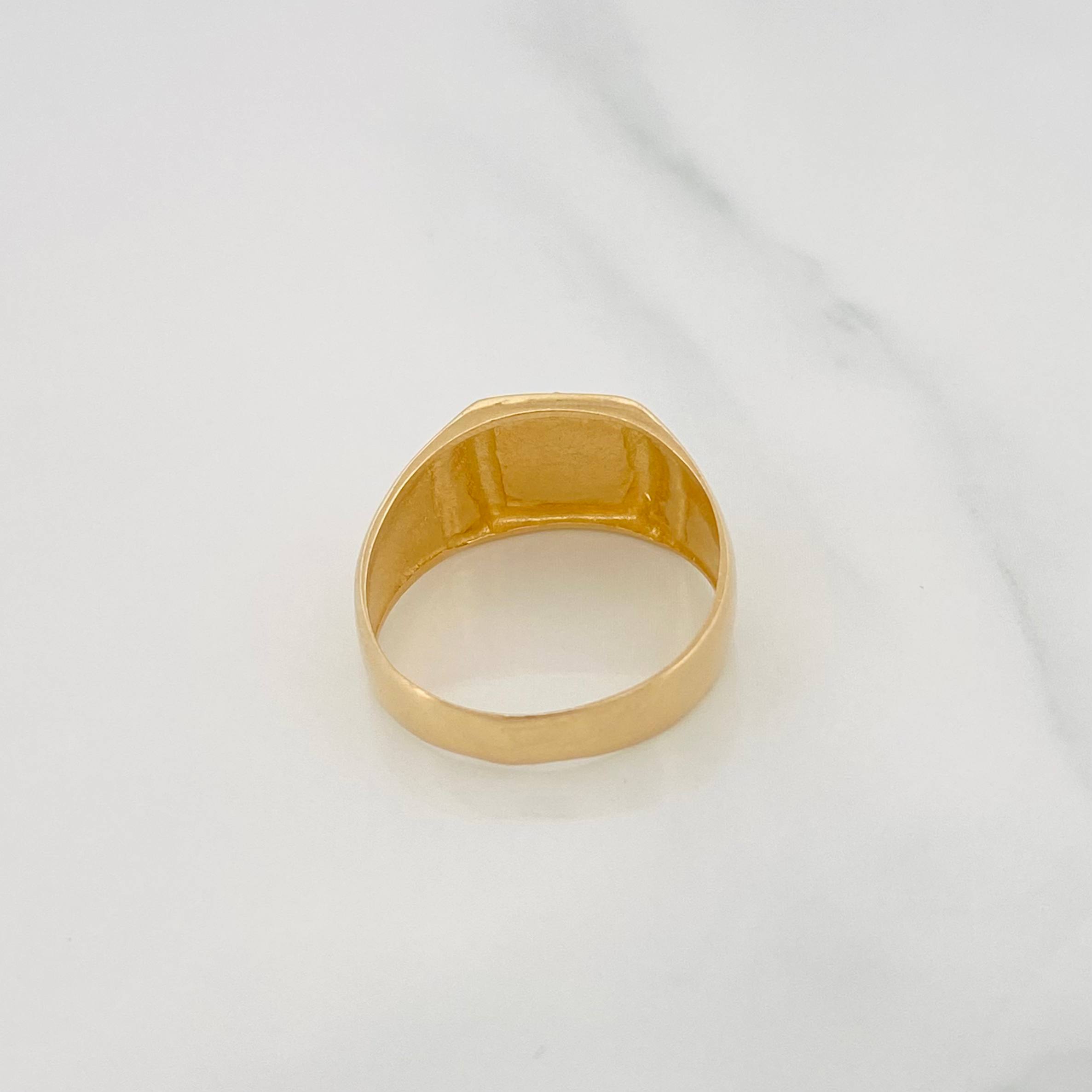 Anillo Virgen Guadalupe 4.4g / T9 Oro Amarillo 18K