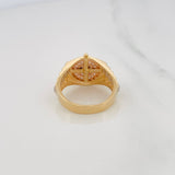 Anillo Corona 5.75g / T10 Tres Oros 18K