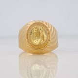 Anillo Jesus 4.15g / T8 3/4 Oro Amarillo 18K
