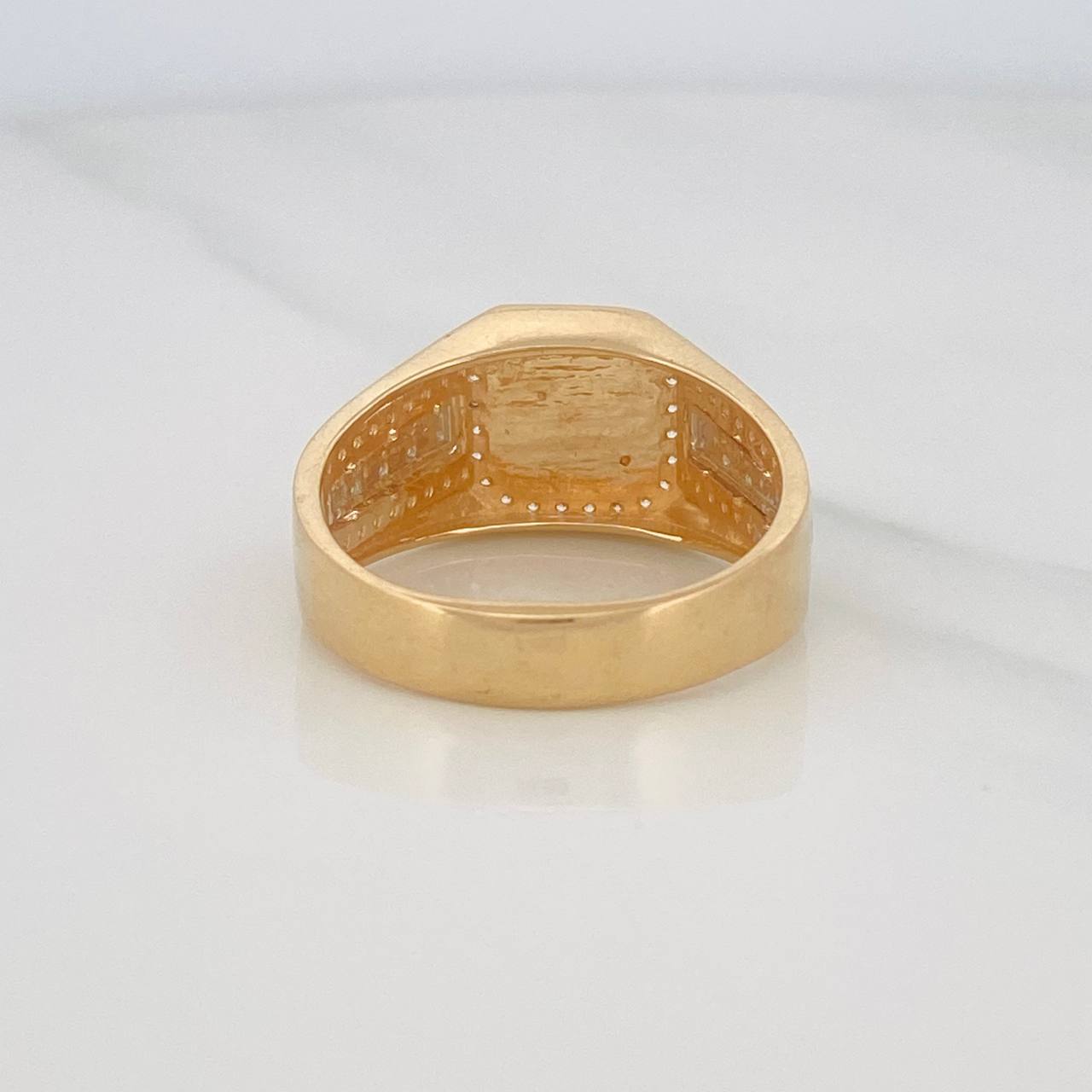 Anillo Corona 8.05g / T12 1/4 Tres Oros 18K