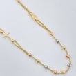 Cadena Tipo Denario 4.95gr / 43cm / Tres Oros 18K &