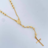 Rosario Virgen Milagrosa 6.35gr / 51cm / Oro Amarillo 18K &