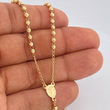 Rosario Virgen Milagrosa 6gr / 50.5cm / Oro Amarillo 18K &