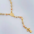 Rosario Virgen Milagrosa 7.25gr / 45cm / Oro Amarillo 18K &