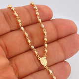 Rosario Virgen Milagrosa 7.25gr / 45cm / Oro Amarillo 18K &