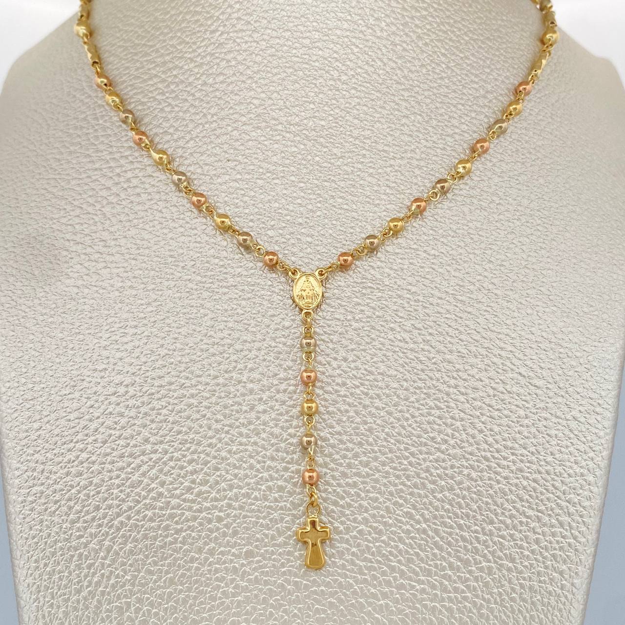 Rosario Virgen Milagrosa 7.25gr / 45cm / Oro Amarillo 18K &