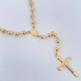 Rosario Virgen Milagrosa 11.65gr / 55cm / Tres Oros 18K &