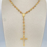 Rosario Virgen Milagrosa 11.65gr / 55cm / Tres Oros 18K &