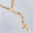 Rosario Virgen Milagrosa 16.85gr / 64cm / Tres Oros 18K &