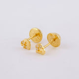 Topos Silueta Corazon 0.55 g / 3.9 mm Oro Amarillo 18K