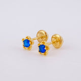 Topos Flor 0.9gr / Oro 18K