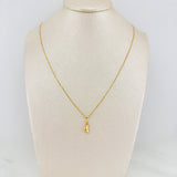 Set Cadena Veneciana + Dije Luna / 1,1gr / 45 cm Oro Amarillo 18K